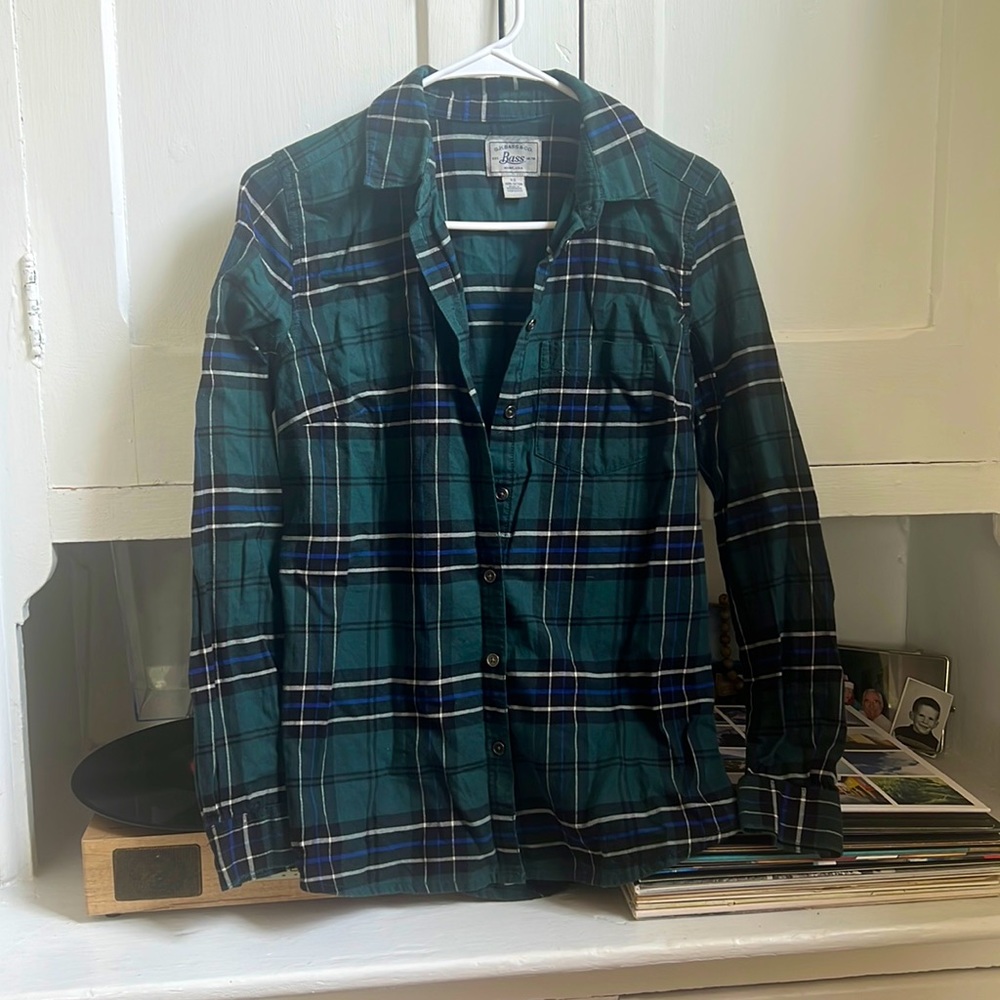 G.H. Bass Plaid Flannel Shirt